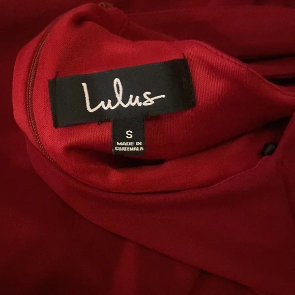 LULUS: RED MINI DRESS - Picture 4 of 4